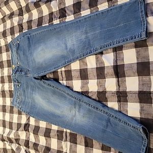 Seven7 Tummyless High Rise Skinny jeans